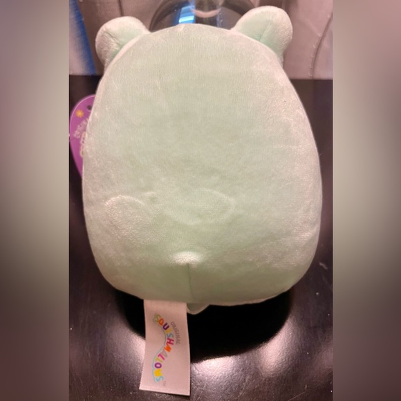Fritz the Frog 5” Squishmallow Green Plush Flower Pattern - Picture 3 of 6